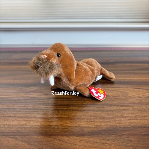 Ty Beanie Baby Paul The Walrus Plush Stuffed Animal - Picture 1 of 7